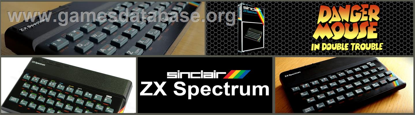 Danger Mouse in Double Trouble - Sinclair ZX Spectrum - Artwork - Marquee