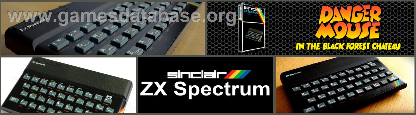 Danger Mouse in the Black Forest Chateau - Sinclair ZX Spectrum - Artwork - Marquee