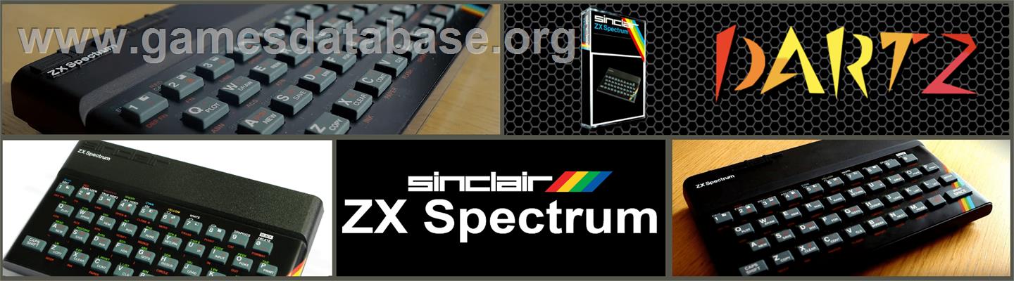 Dartz - Sinclair ZX Spectrum - Artwork - Marquee