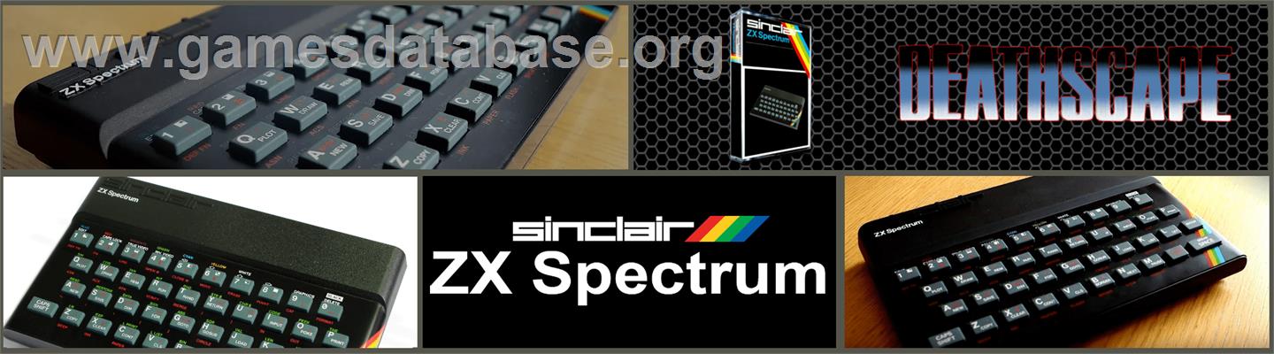 Deathscape - Sinclair ZX Spectrum - Artwork - Marquee