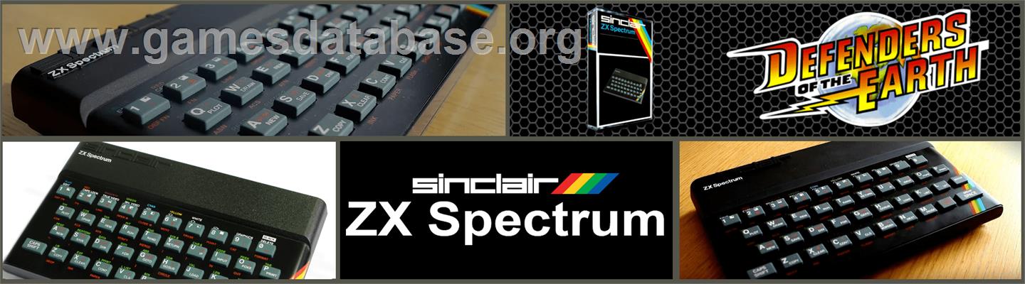 Defenders of the Earth - Sinclair ZX Spectrum - Artwork - Marquee