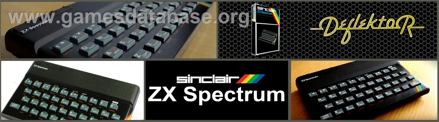 Deflektor - Sinclair ZX Spectrum - Artwork - Marquee