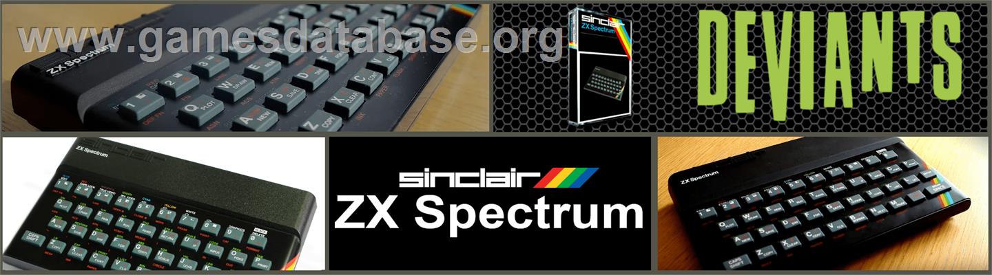Deviants - Sinclair ZX Spectrum - Artwork - Marquee