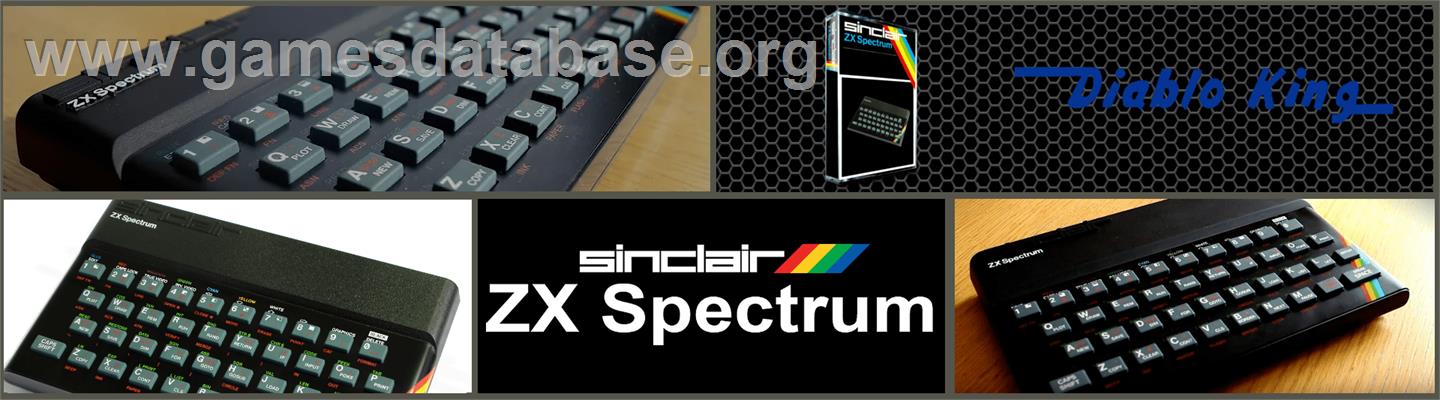 Diablo King - Sinclair ZX Spectrum - Artwork - Marquee