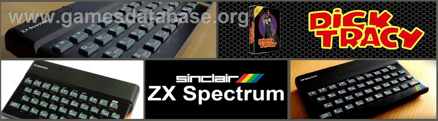 Dick Tracy - Sinclair ZX Spectrum - Artwork - Marquee