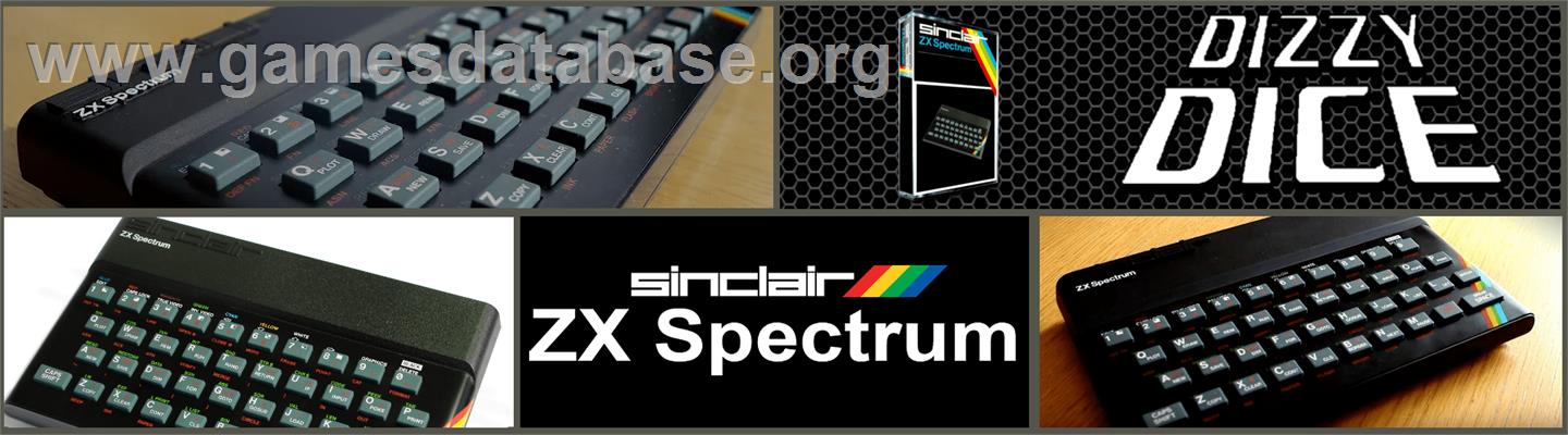 Dizzy Dice - Sinclair ZX Spectrum - Artwork - Marquee