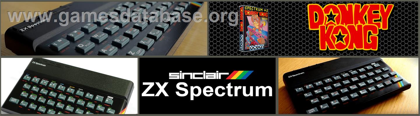 Donkey Kong - Sinclair ZX Spectrum - Artwork - Marquee