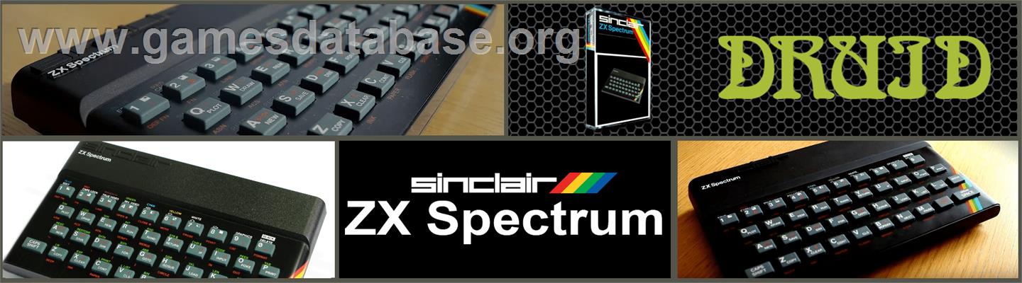 Druid - Sinclair ZX Spectrum - Artwork - Marquee