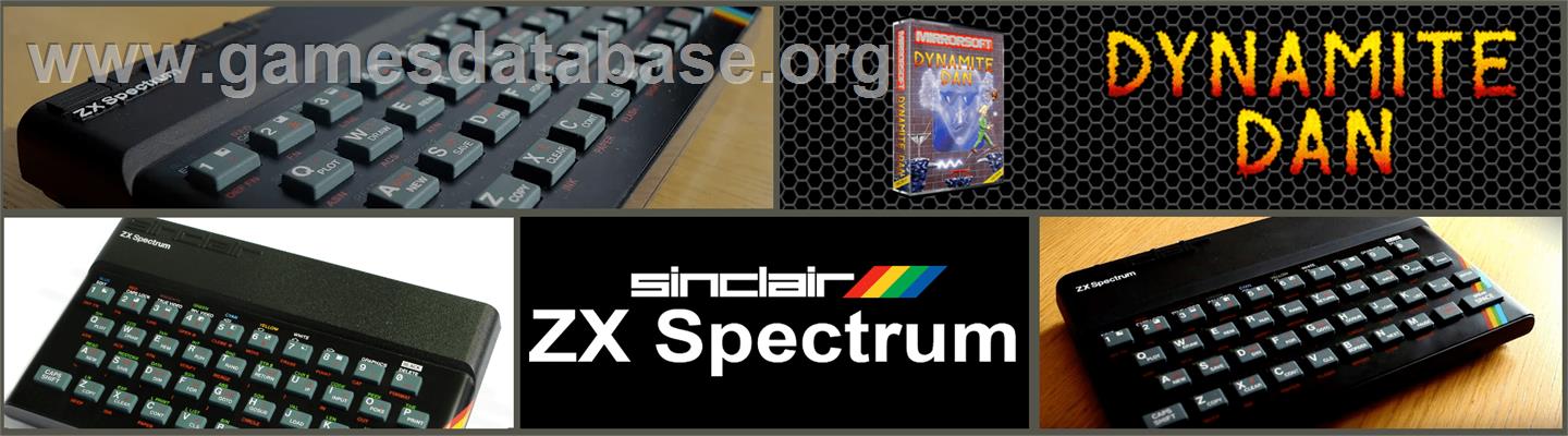 Dynamite Dan - Sinclair ZX Spectrum - Artwork - Marquee