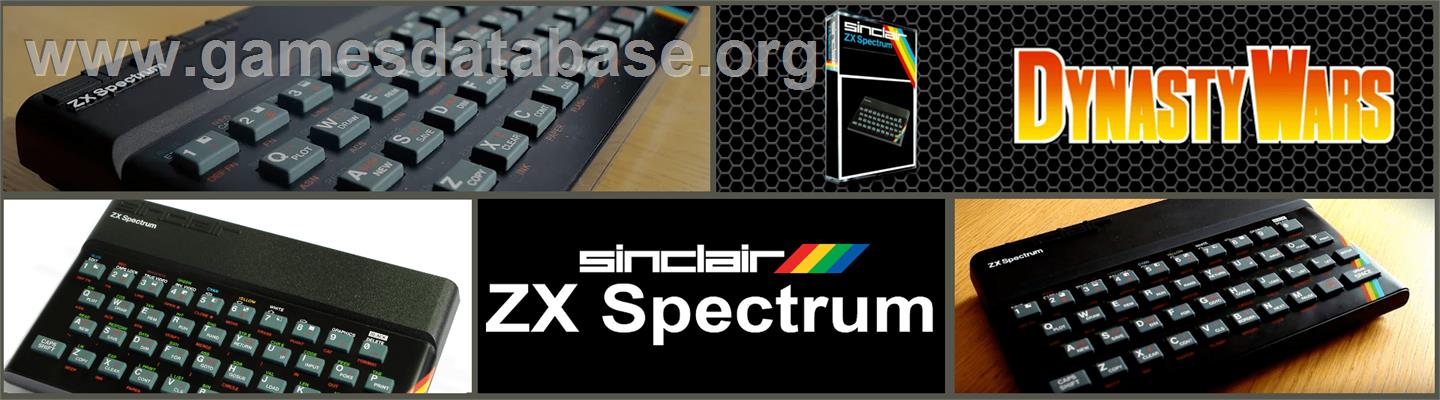 Dynasty Wars - Sinclair ZX Spectrum - Artwork - Marquee