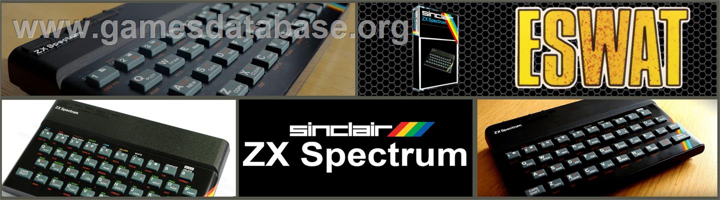 ESWAT - Sinclair ZX Spectrum - Artwork - Marquee