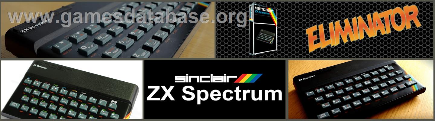 Eliminator - Sinclair ZX Spectrum - Artwork - Marquee