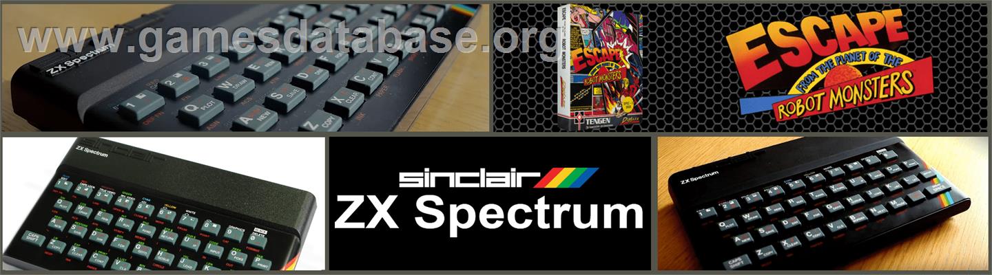 Escape from the Planet of the Robot Monsters - Sinclair ZX Spectrum - Artwork - Marquee