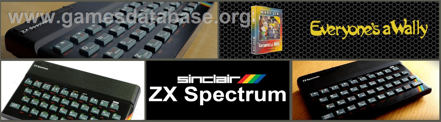 Everyone's A Wally (The Life of Wally) - Sinclair ZX Spectrum - Artwork - Marquee