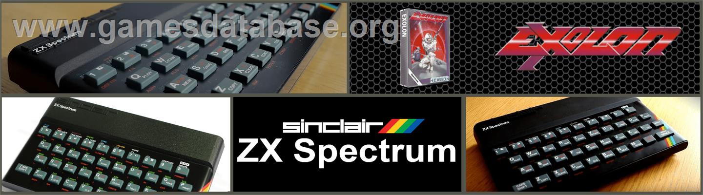 Exolon - Sinclair ZX Spectrum - Artwork - Marquee
