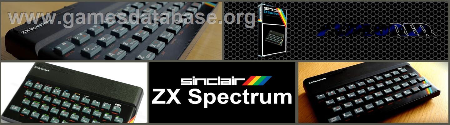 Explorer - Sinclair ZX Spectrum - Artwork - Marquee