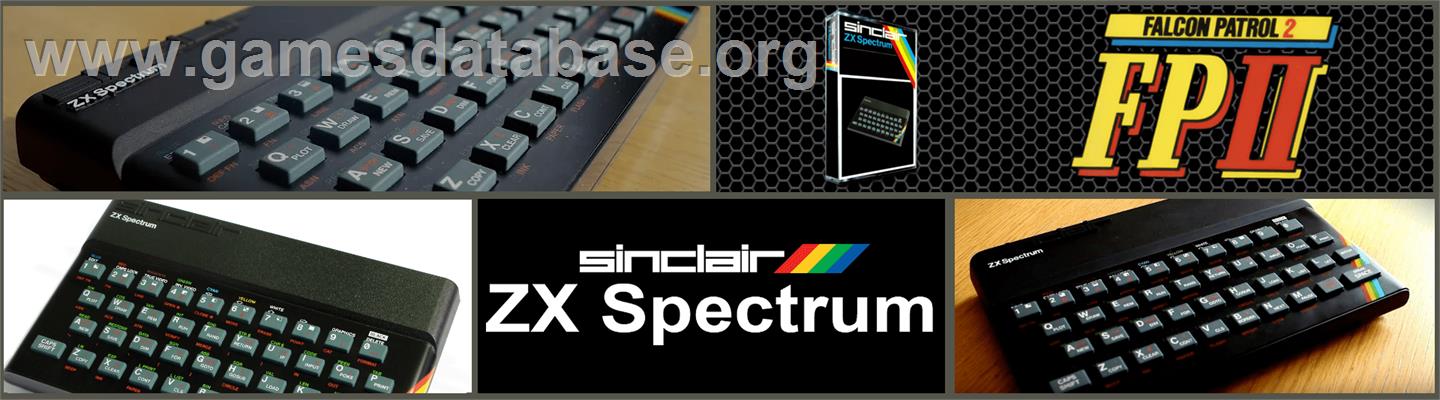 Falcon Patrol II - Sinclair ZX Spectrum - Artwork - Marquee