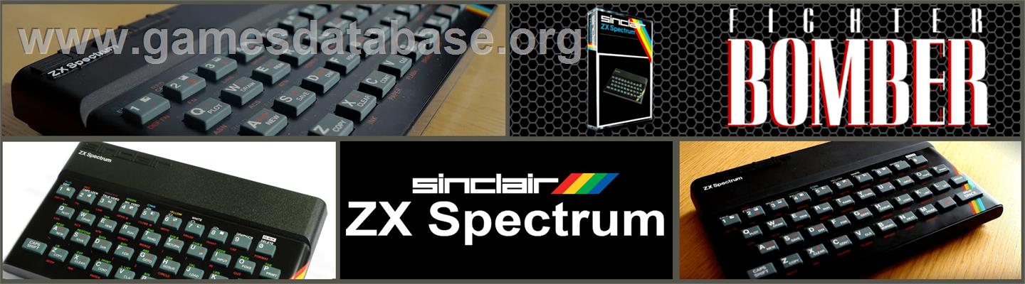 Fighter Bomber - Sinclair ZX Spectrum - Artwork - Marquee