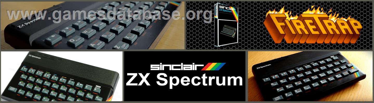 Fire Trap - Sinclair ZX Spectrum - Artwork - Marquee