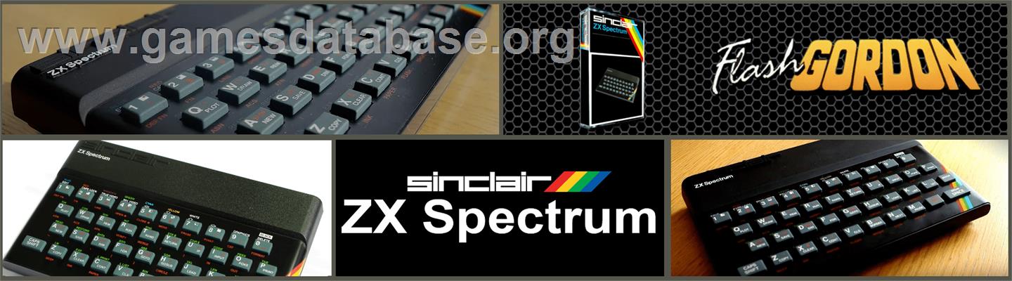 Flash Gordon - Sinclair ZX Spectrum - Artwork - Marquee