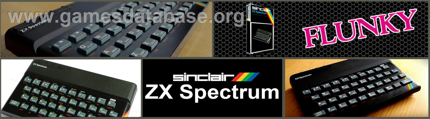 Flunky - Sinclair ZX Spectrum - Artwork - Marquee