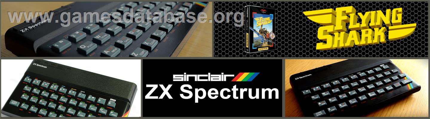 Flying Shark - Sinclair ZX Spectrum - Artwork - Marquee