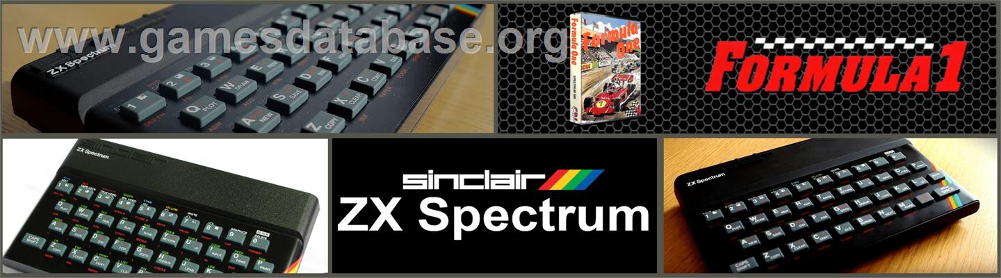 Formula One - Sinclair ZX Spectrum - Artwork - Marquee