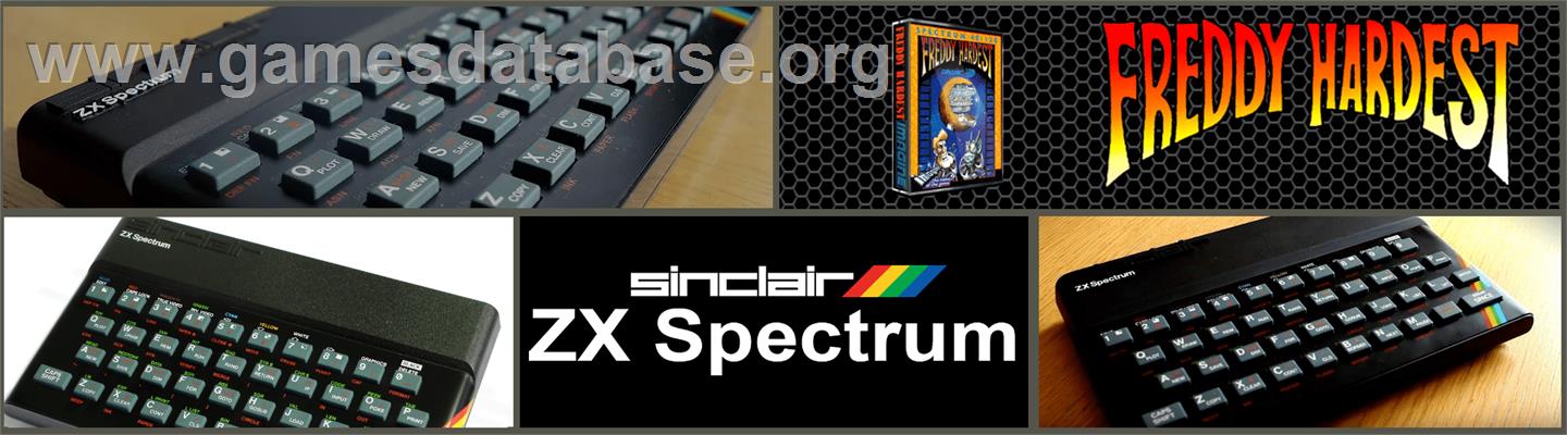 Freddy Hardest - Sinclair ZX Spectrum - Artwork - Marquee