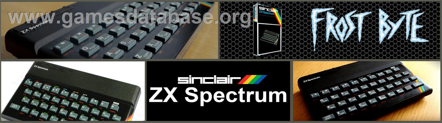 Frost Byte - Sinclair ZX Spectrum - Artwork - Marquee
