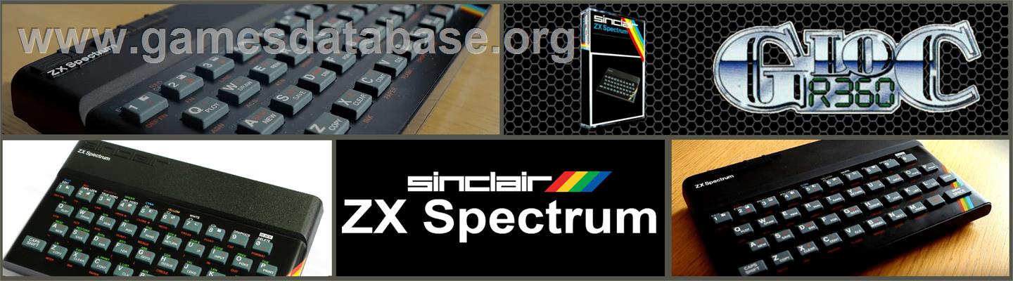 G-Loc R360 - Sinclair ZX Spectrum - Artwork - Marquee