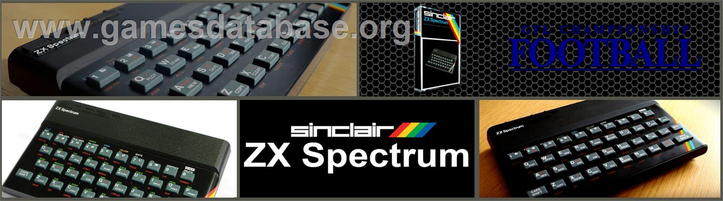 GFL Championship Football - Sinclair ZX Spectrum - Artwork - Marquee