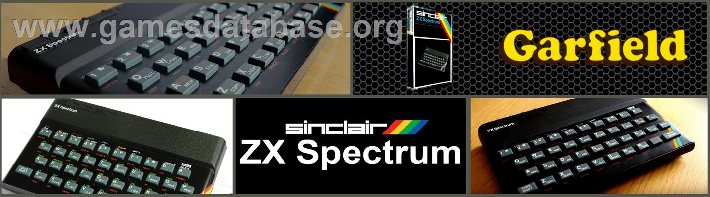 Garfield: Big, Fat, Hairy Deal - Sinclair ZX Spectrum - Artwork - Marquee