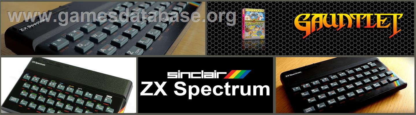 Gauntlet - Sinclair ZX Spectrum - Artwork - Marquee
