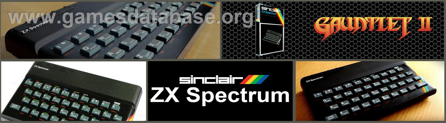 Gauntlet 2 - Sinclair ZX Spectrum - Artwork - Marquee