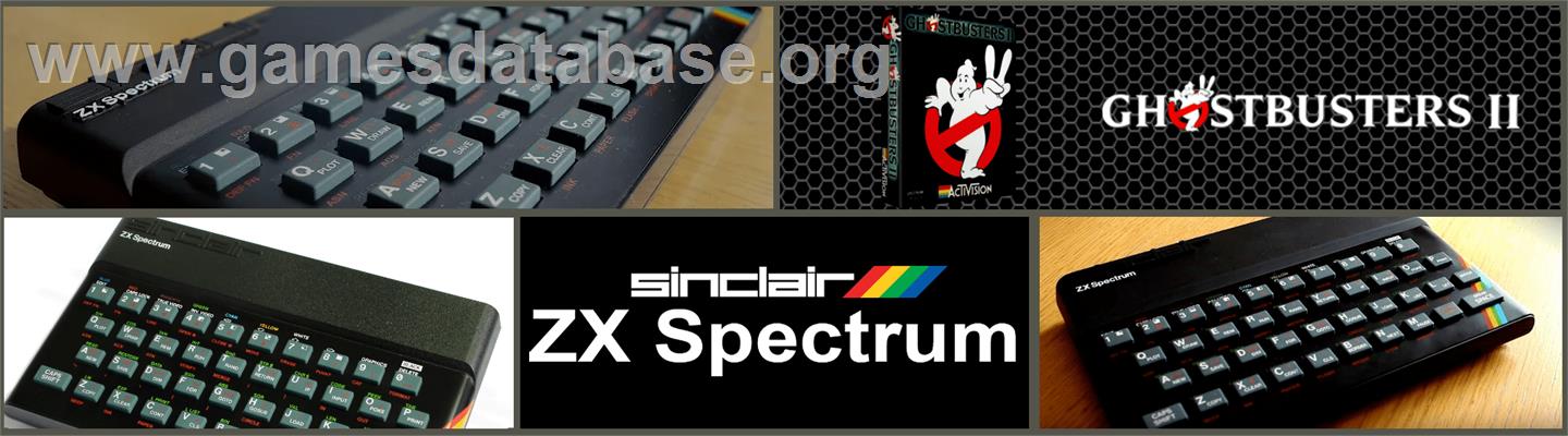 Ghostbusters II - Sinclair ZX Spectrum - Artwork - Marquee