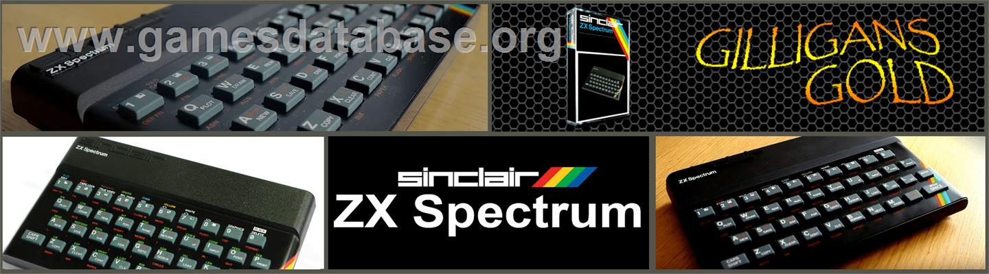 Gilligan's Gold - Sinclair ZX Spectrum - Artwork - Marquee