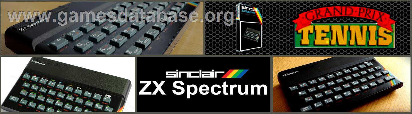 Grand Prix Tennis - Sinclair ZX Spectrum - Artwork - Marquee