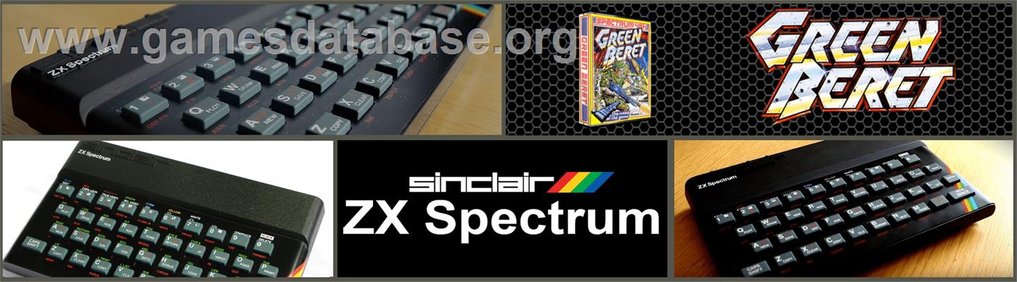 Green Beret - Sinclair ZX Spectrum - Artwork - Marquee