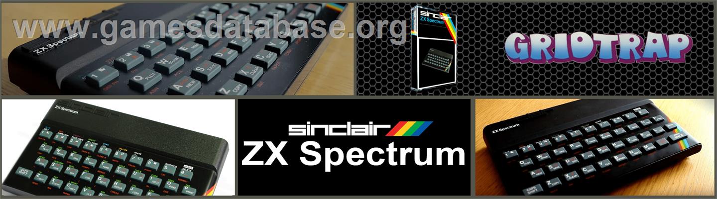 Grid Trap - Sinclair ZX Spectrum - Artwork - Marquee