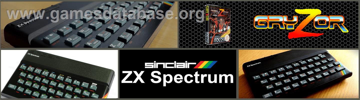 Gryzor - Sinclair ZX Spectrum - Artwork - Marquee