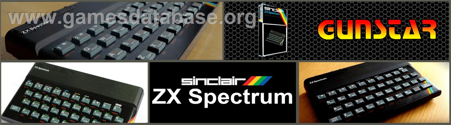 Gunstar - Sinclair ZX Spectrum - Artwork - Marquee