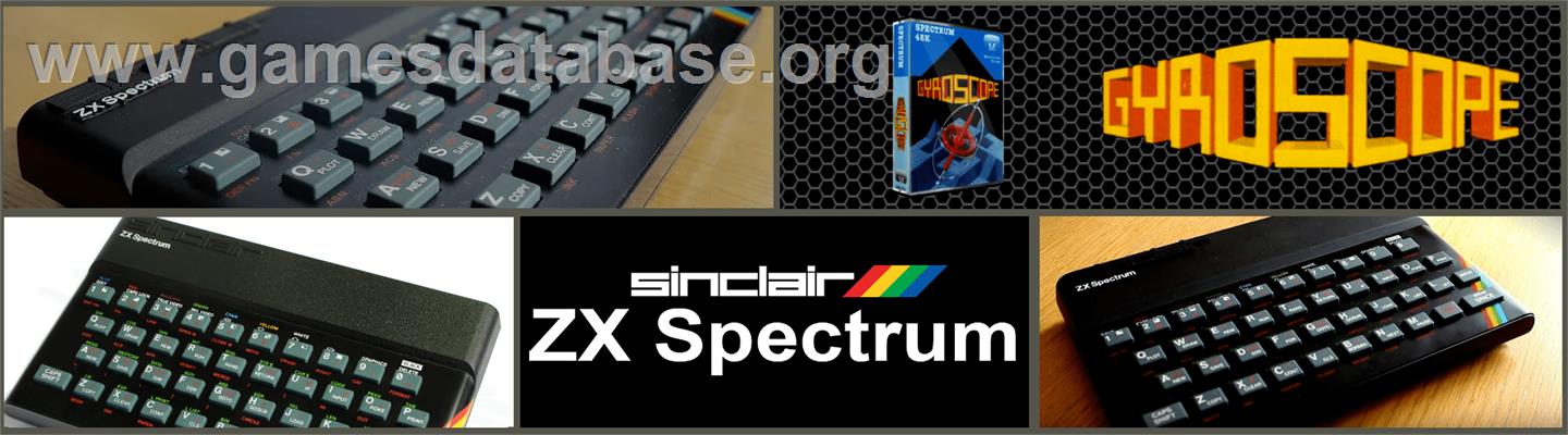 Gyroscope - Sinclair ZX Spectrum - Artwork - Marquee