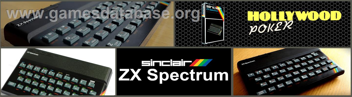 Hollywood Poker - Sinclair ZX Spectrum - Artwork - Marquee