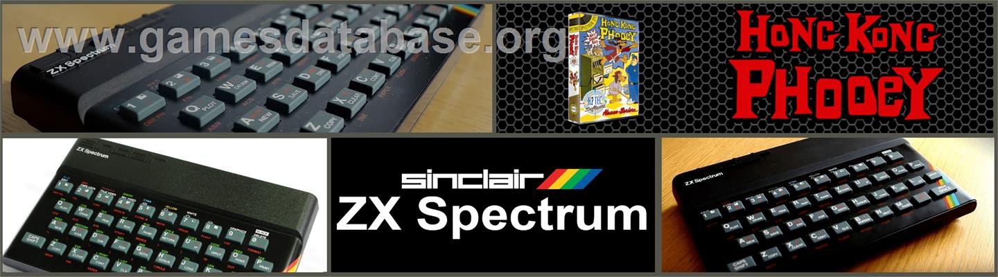 Hong Kong Phooey: No.1 Super Guy - Sinclair ZX Spectrum - Artwork - Marquee