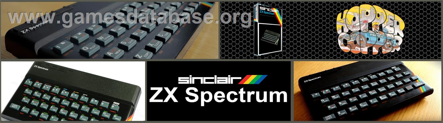 Hopper Copper - Sinclair ZX Spectrum - Artwork - Marquee