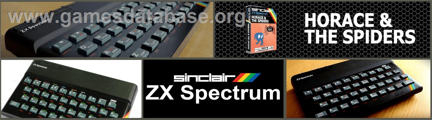 Horace & The Spiders - Sinclair ZX Spectrum - Artwork - Marquee