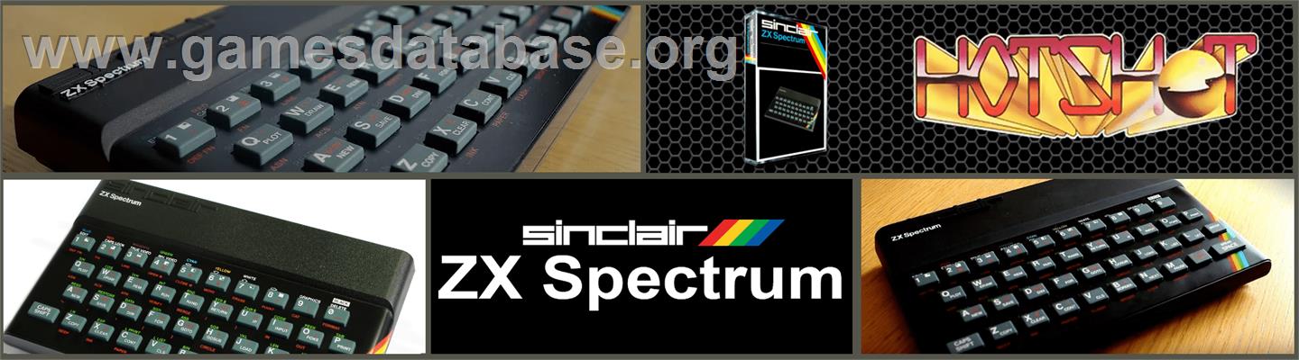 Hot-shot - Sinclair ZX Spectrum - Artwork - Marquee