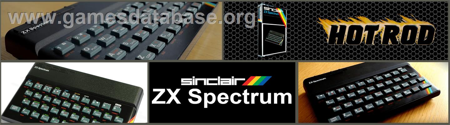 Hot Rod - Sinclair ZX Spectrum - Artwork - Marquee