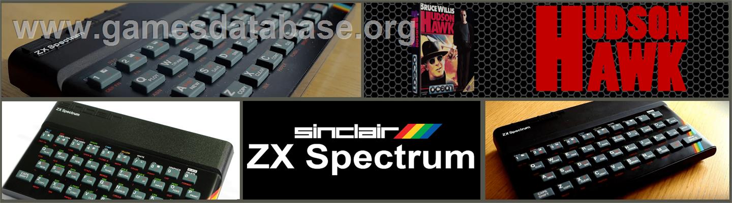Hudson Hawk - Sinclair ZX Spectrum - Artwork - Marquee