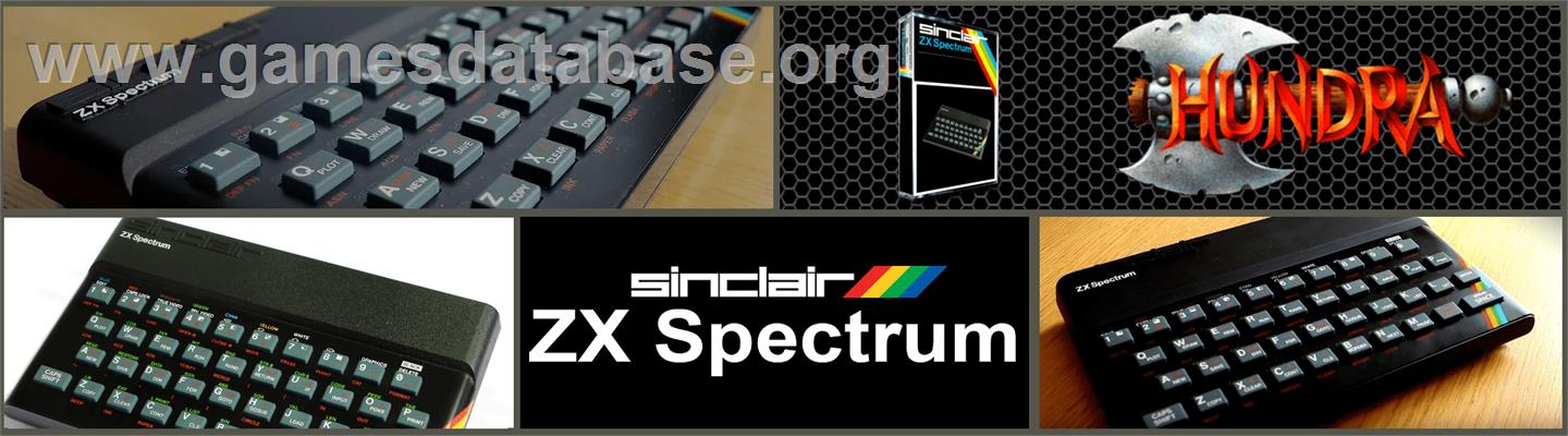 Hundra - Sinclair ZX Spectrum - Artwork - Marquee